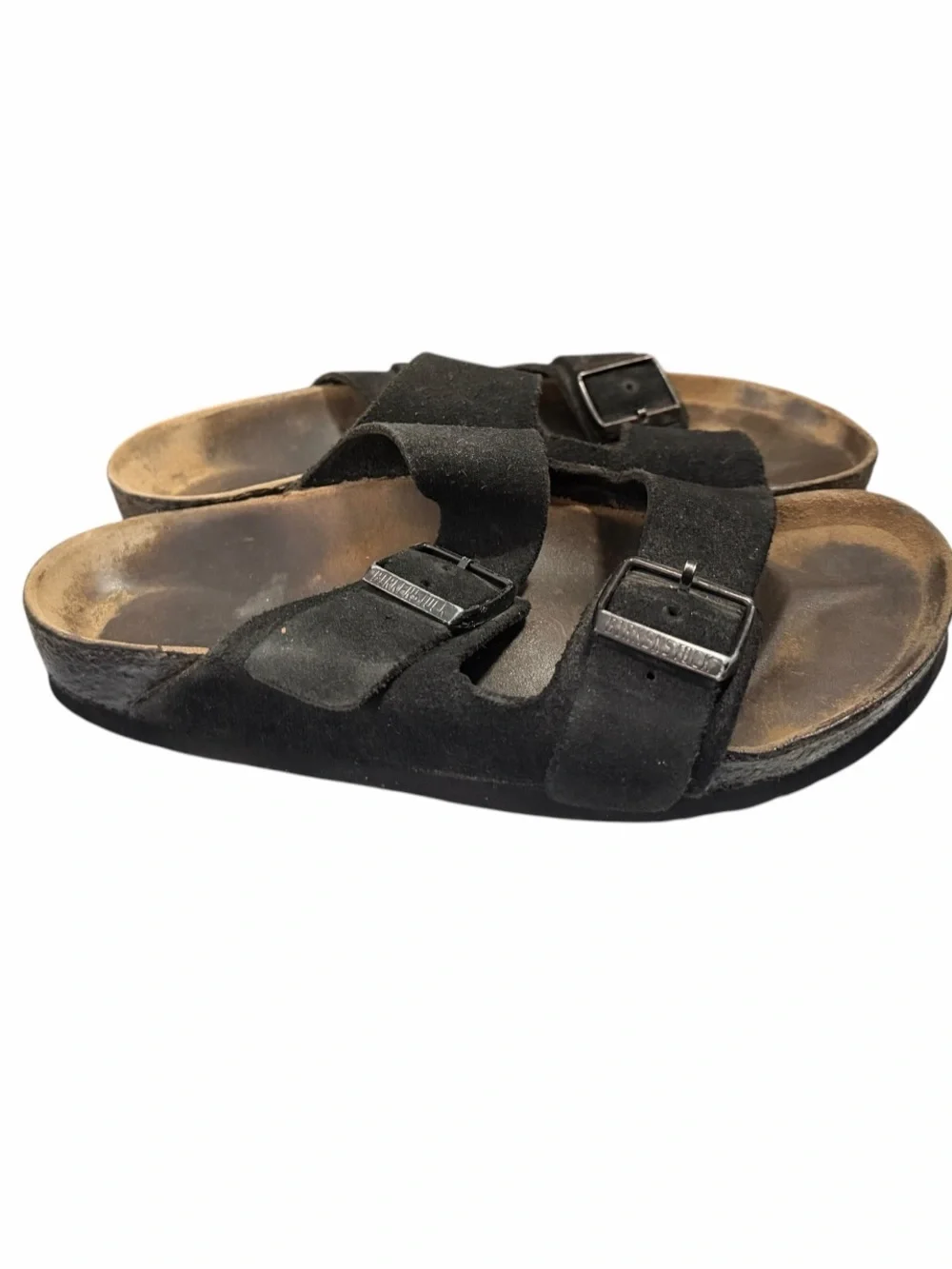 Birkenstock Arizona Black Suede Sandals